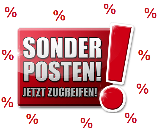 stark reduzierte SONDERPOSTEN (Bild für) stark reduzierte SONDERPOSTEN